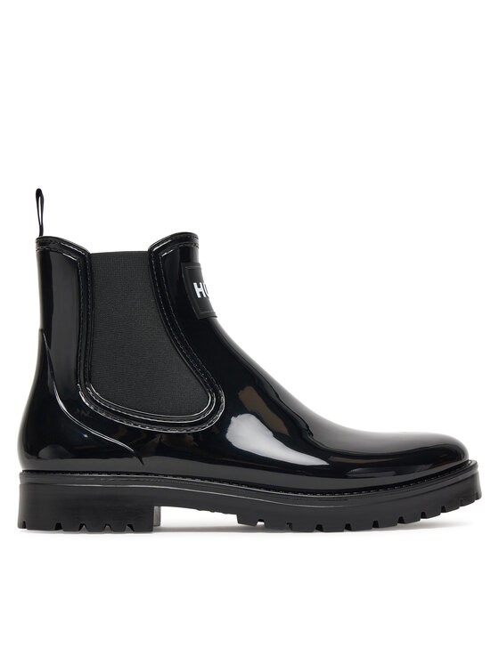 HUGO Kalosze Tabita Rain Bootie 50498397 Czarny