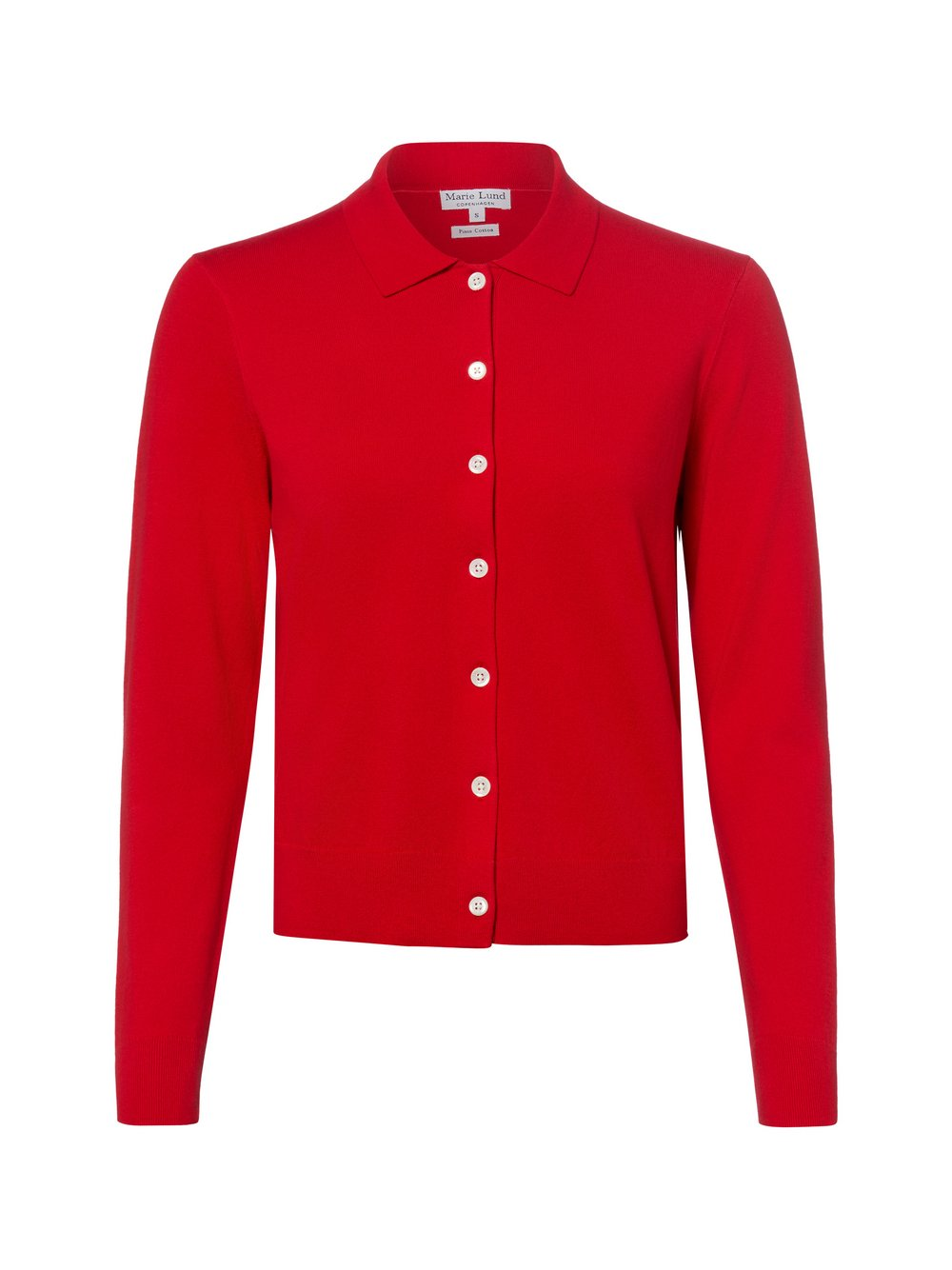 Marie Lund Kardigan damski Kobiety Bawełna (100%) czerwony, XXXL