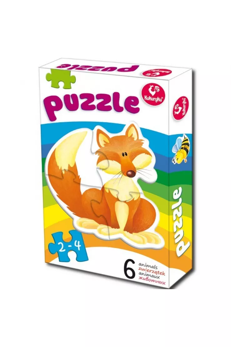 Puzzle 6w1 Zwierzątka