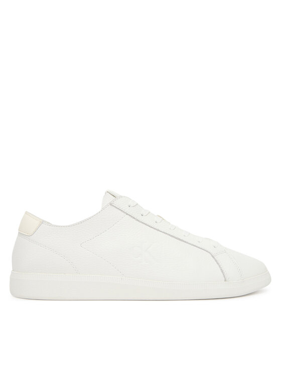 Calvin Klein Jeans Sneakersy Low Profile Cupsole Tmb Lth YM0YM01331 Biały