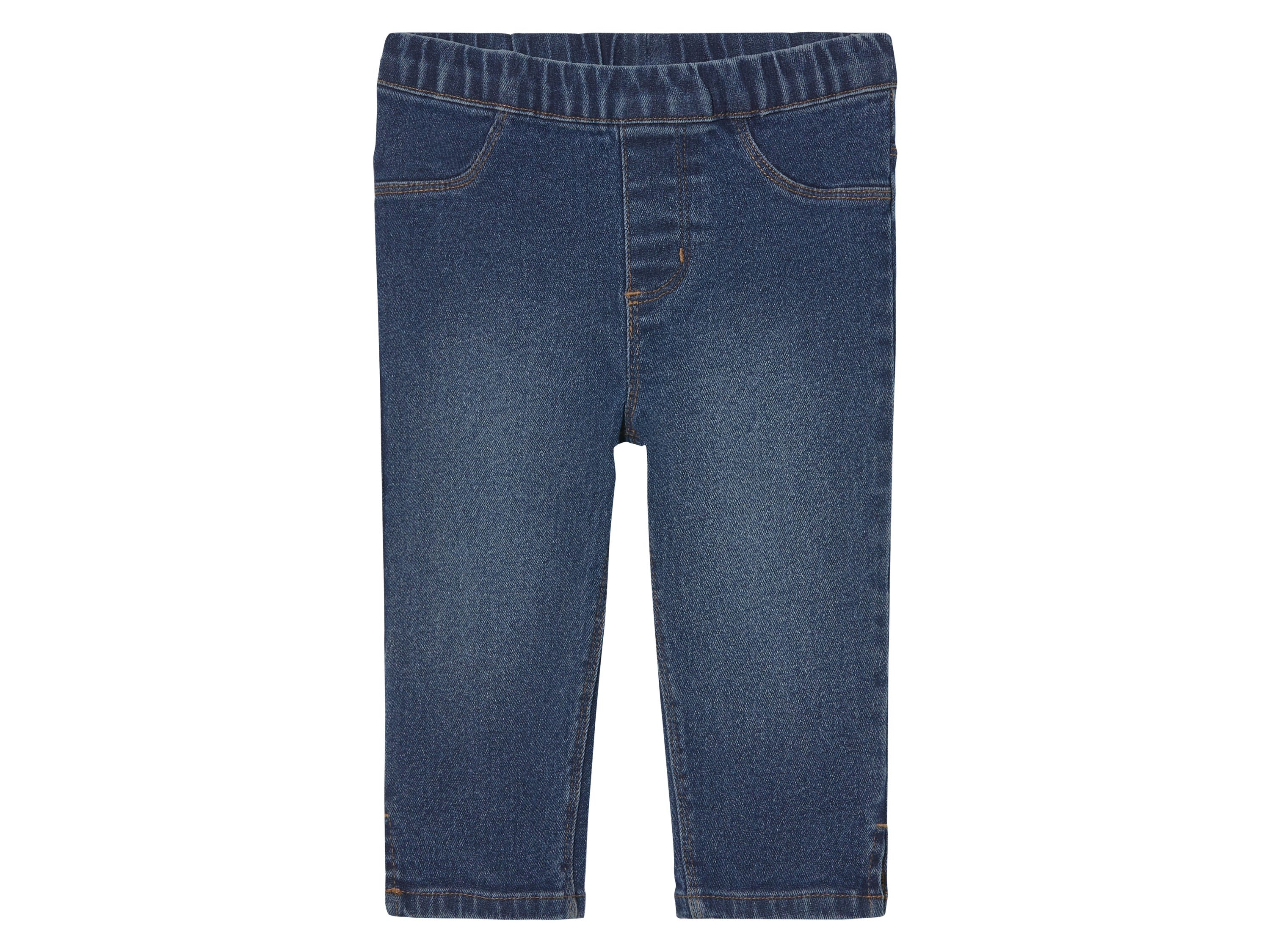 lupilu® Jegginsy capri dziecięce z bawełną (Niebieski, 110/116)