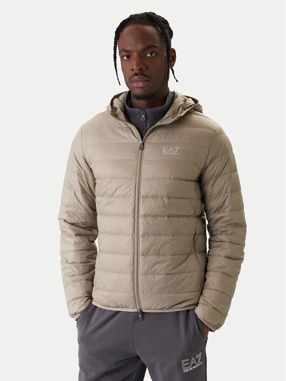 EA7 Emporio Armani Kurtka puchowa 8NPB24 PNGPZ U6167 Beżowy Regular Fit