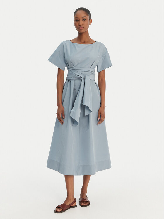 Weekend Max Mara Sukienka codzienna Pioppo 2615221152 Błękitny Regular Fit