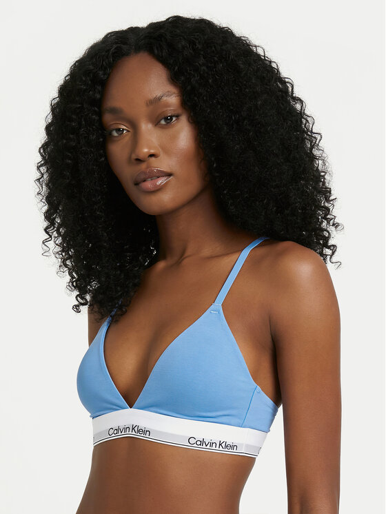 Calvin Klein Underwear Biustonosz braletka LV00QF8498 Błękitny