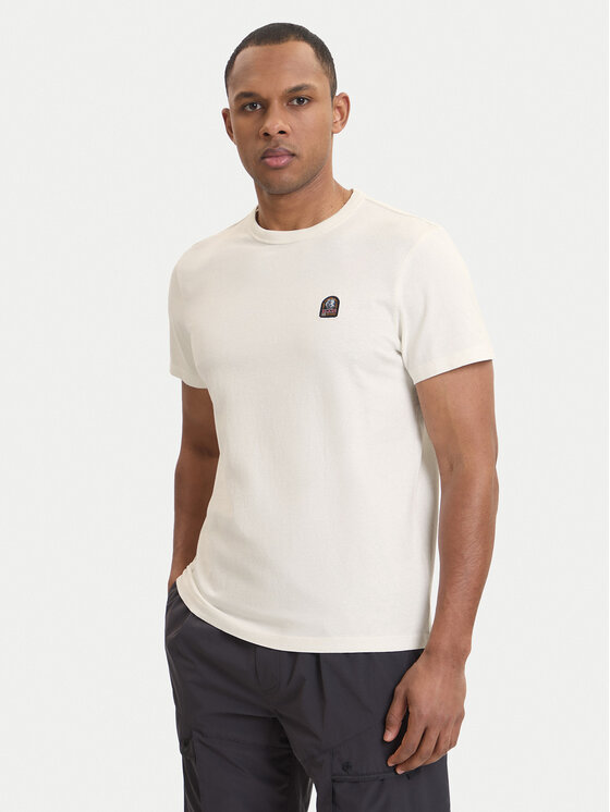 Parajumpers T-Shirt Elio 26SMPMTSRJ02 Biały Regular Fit
