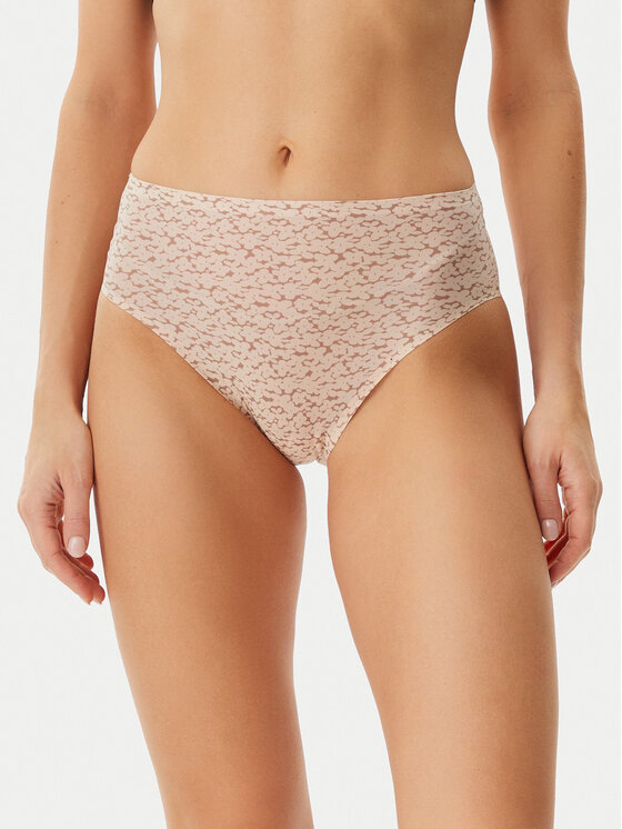 Chantelle Figi klasyczne z wysokim stanem Soft Stretch C11DC9 Beżowy
