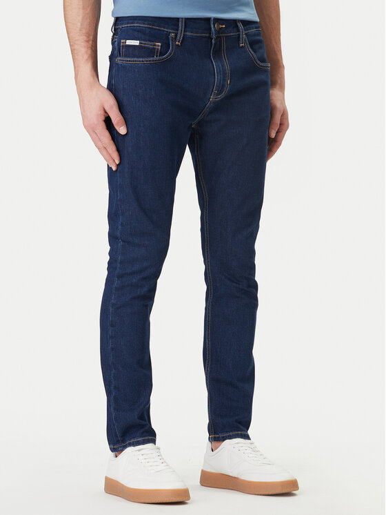 Guess Jeans Jeansy M6RA0F D6326 Granatowy Regular Fit