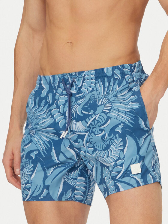 BOSS Szorty kąpielowe Piranha 50508844 Niebieski Regular Fit
