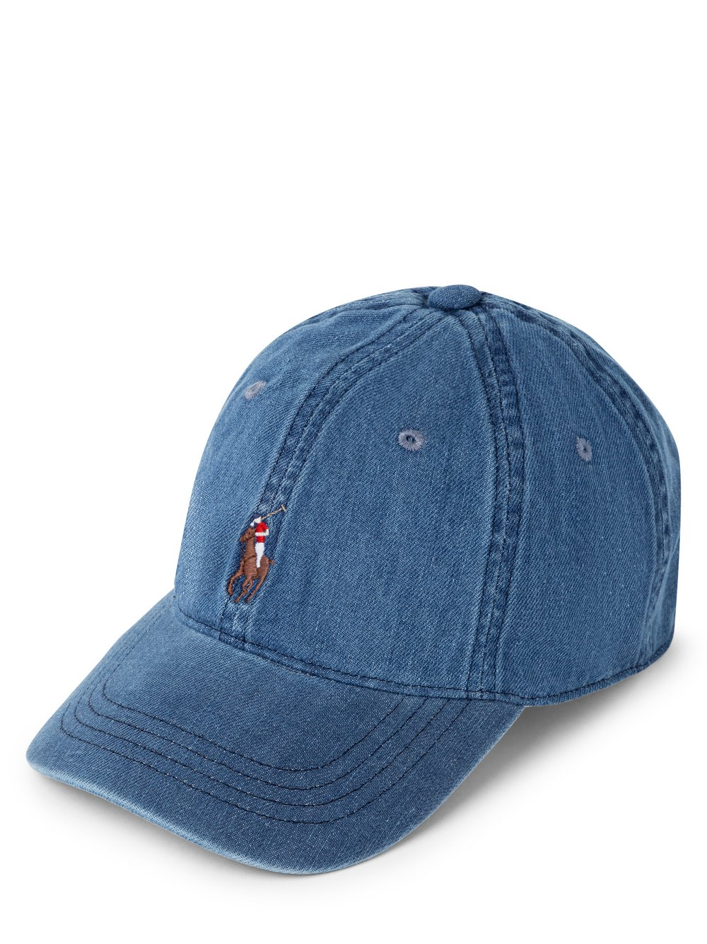 Polo Ralph Lauren Męska czapka z daszkiem Mężczyźni Bawełna niebieski, ONE SIZE