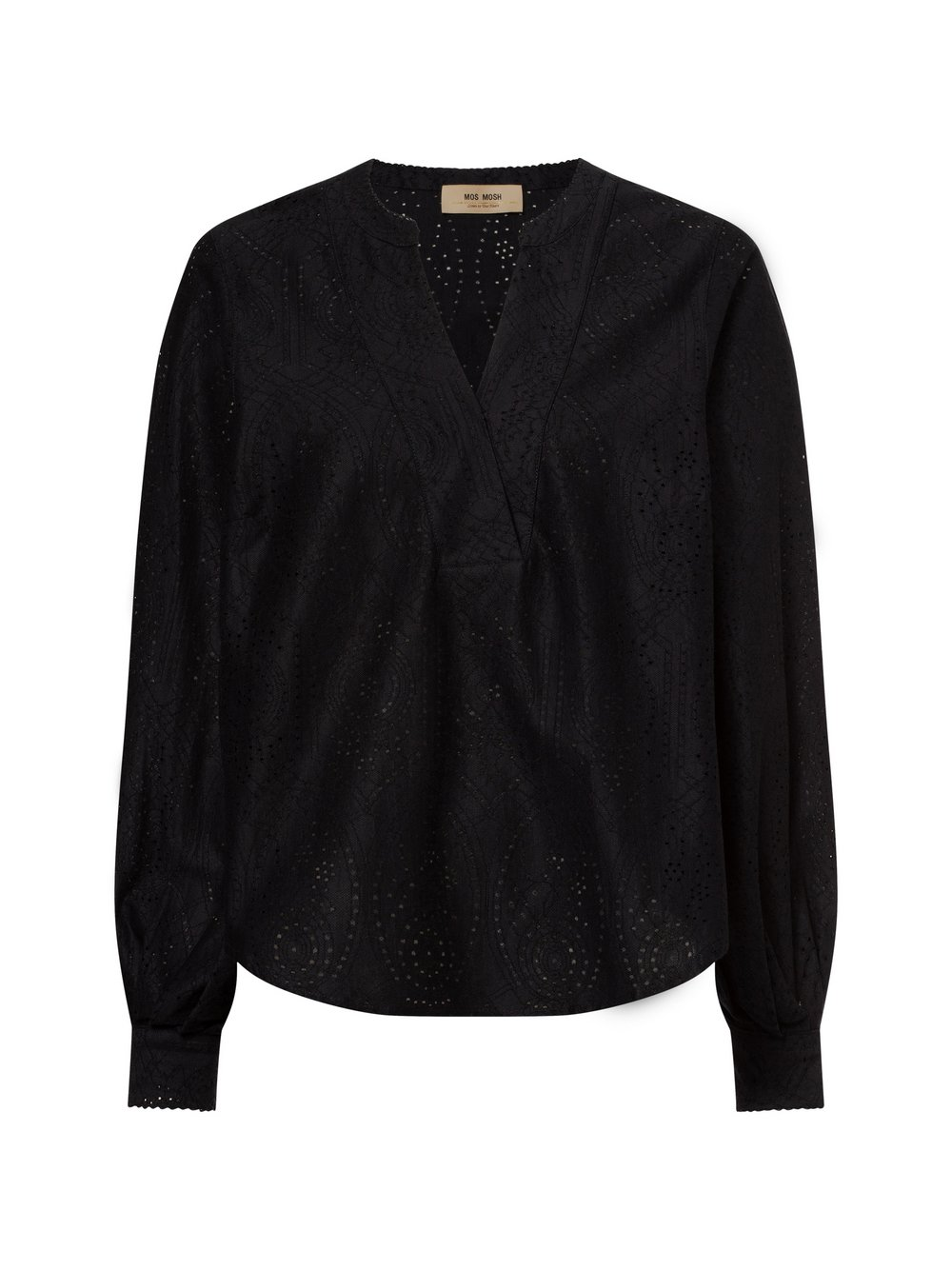MOS MOSH Bluzka damska - MMYen Sina Lace Kobiety niebieski, S