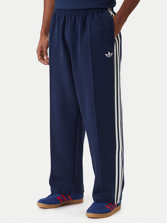 adidas Spodnie dresowe adicolor Spacer Track KD4087 Granatowy Baggy Fit