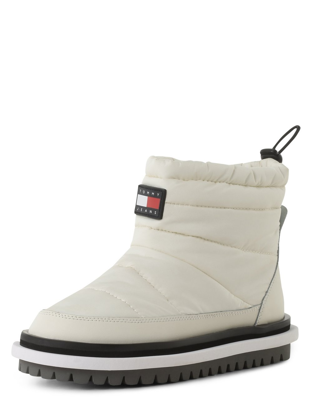 Tommy Jeans Kozaki z dodatkiem skóry Kobiety Tekstylia beżowy, 41