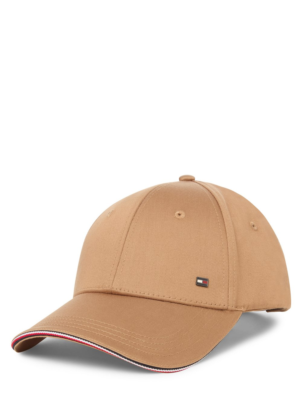 Tommy Hilfiger Czapka męska Mężczyźni Bawełna brązowy, ONE SIZE