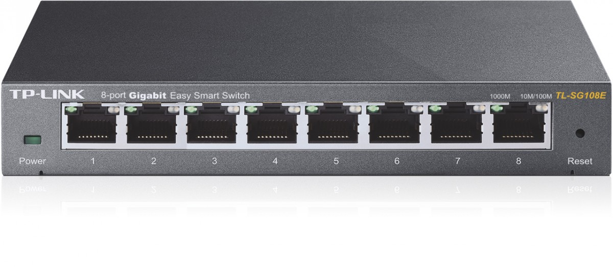 Przełącznik TP-Link TL-SG108E V5 8 portów gigabitowych