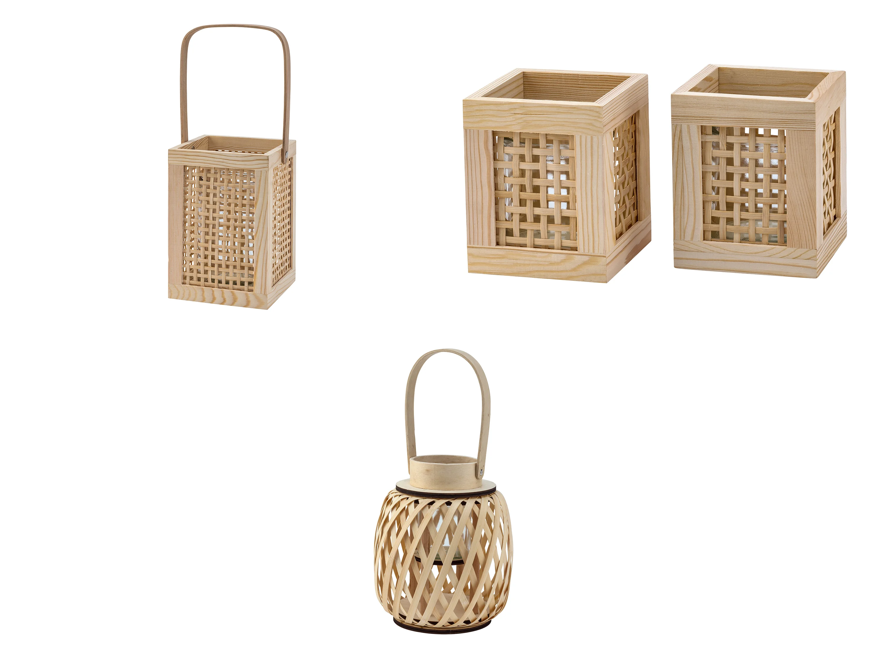 LIVARNO home Latarnia drewniana miniaturka