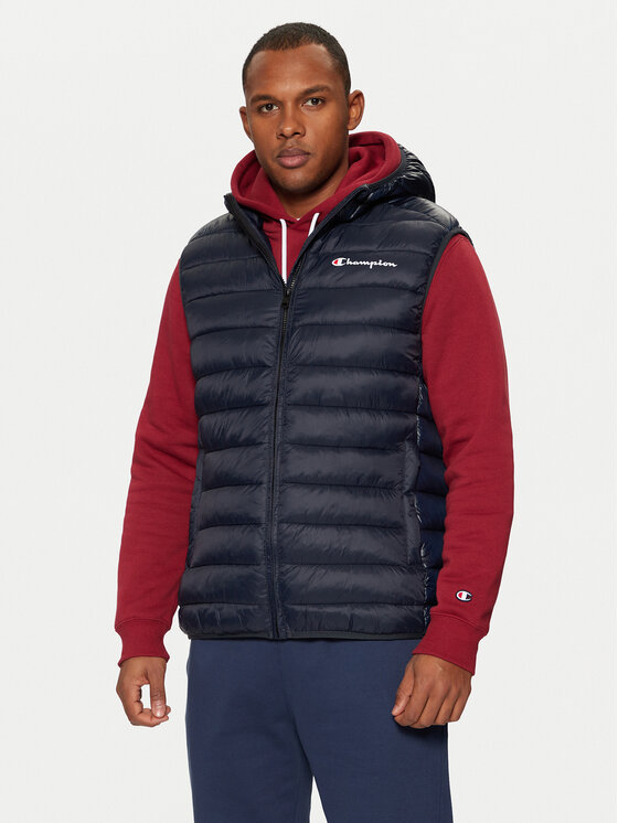 Champion Kamizelka 220341 Granatowy Regular Fit