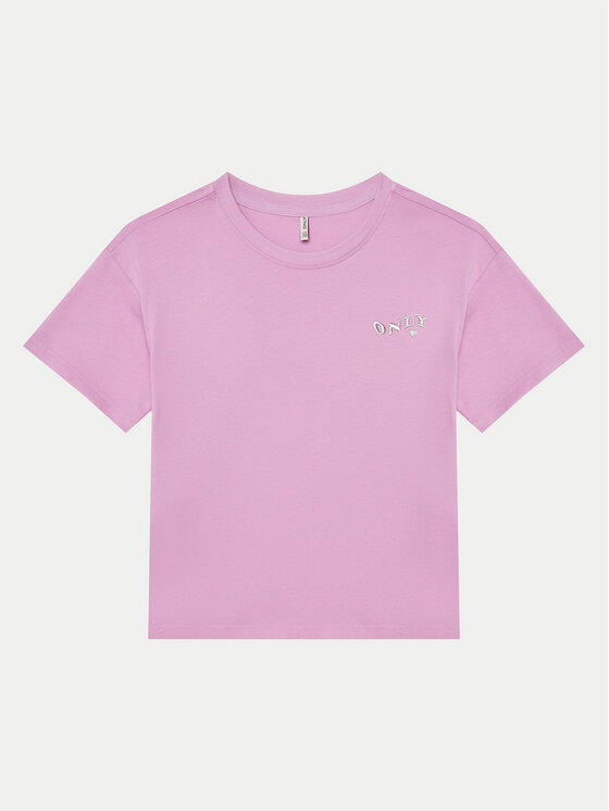 Kids ONLY T-Shirt Maiken 15313877 Fioletowy Regular Fit