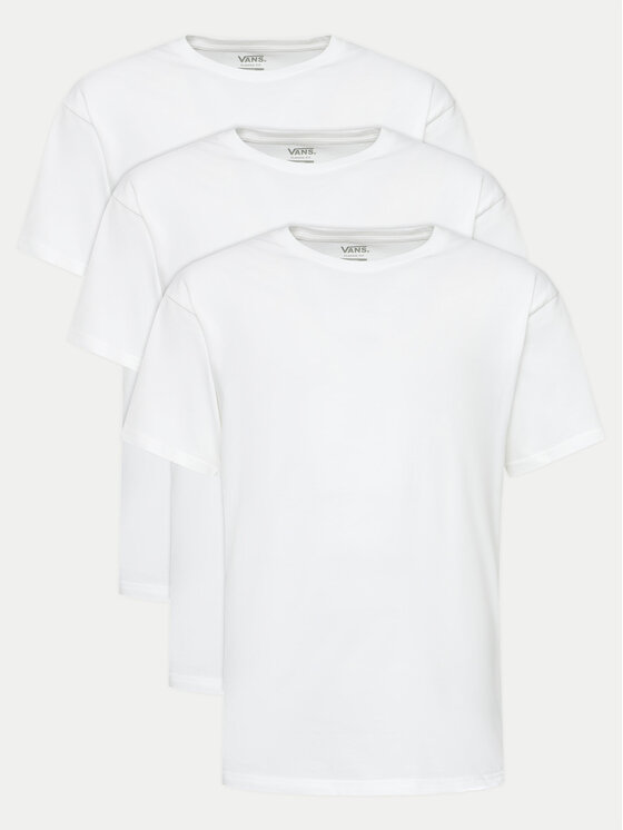 Vans Komplet t-shirtów VN000KHD Biały Regular Fit