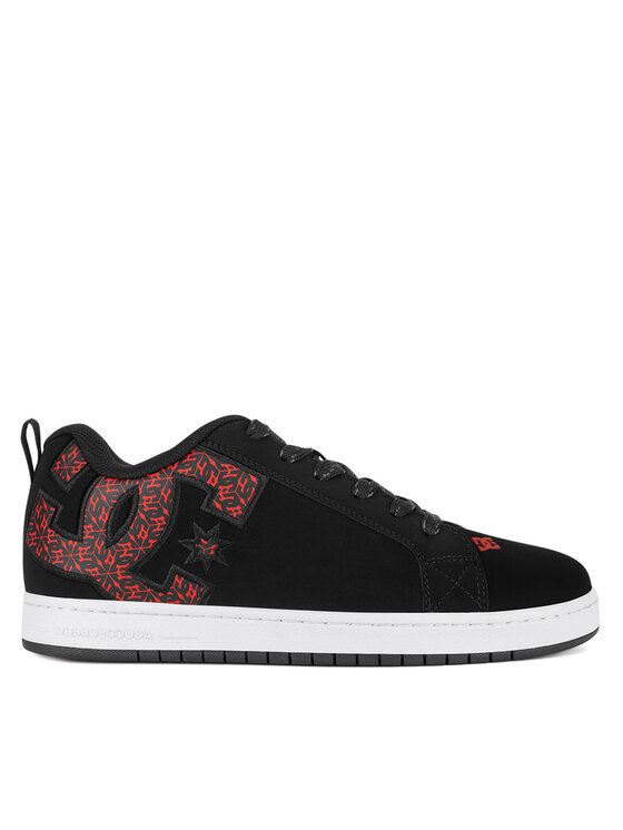 DC Shoes Sneakersy COURT GRAFFIK 300529-BW5 Czarny