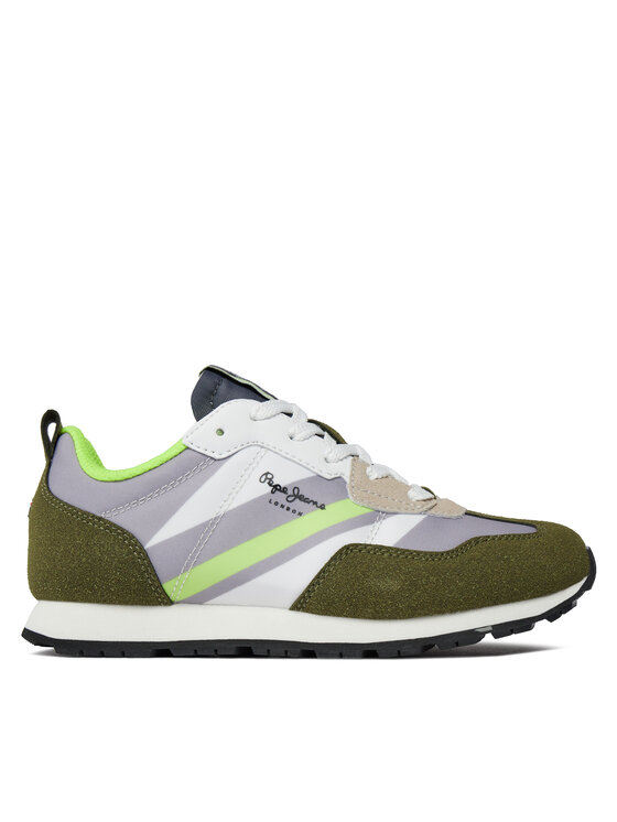 Pepe Jeans Sneakersy Foster Boy Print PBS30554 Zielony