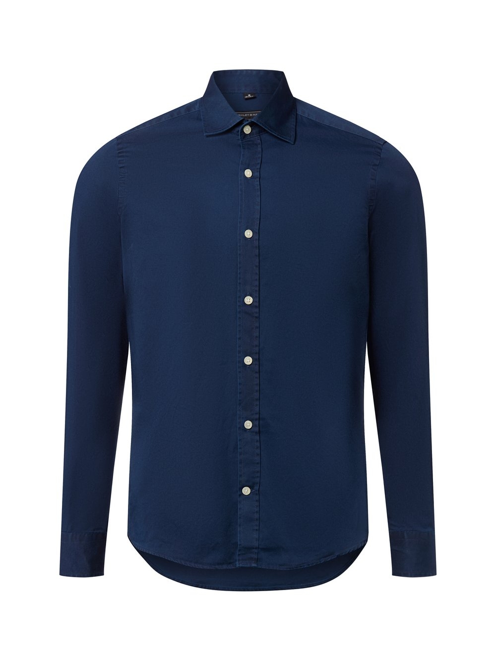 Finshley & Harding Koszula męska Mężczyźni Slim Fit Bawełna niebieski, XL