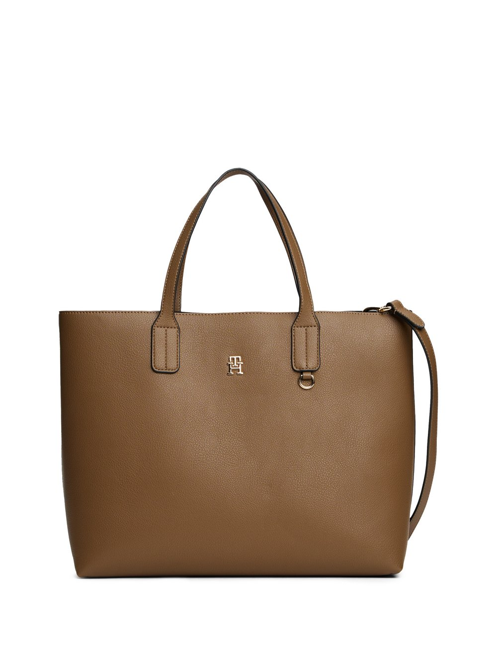 Tommy Hilfiger Damski shopper Kobiety Sztuczna skóra brązowy, ONE SIZE