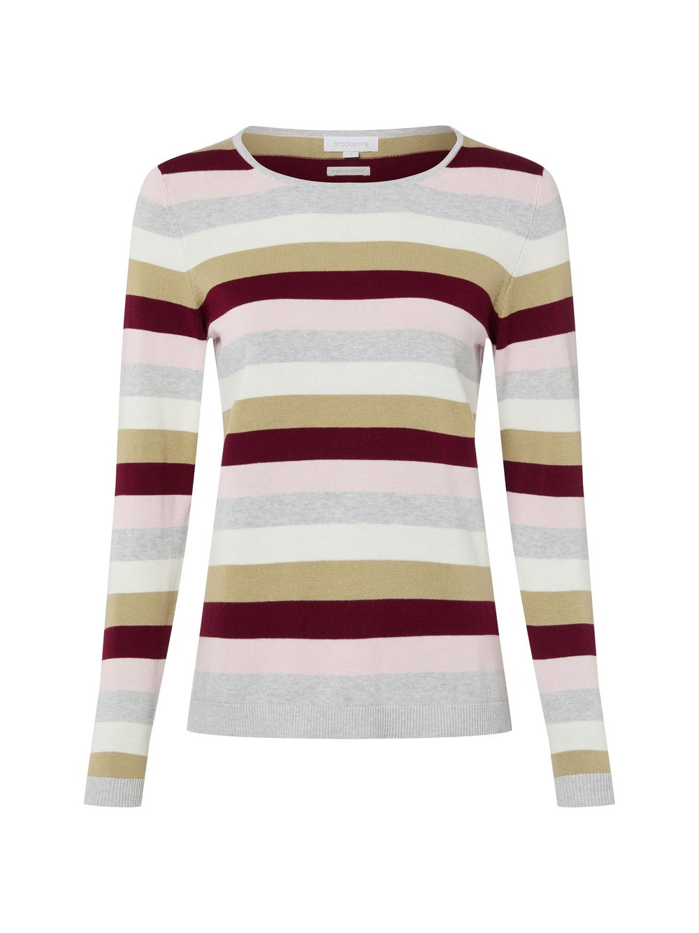 brookshire Sweter damski z dzianiny Kobiety Bawełna szary|wielokolorowy, XXL