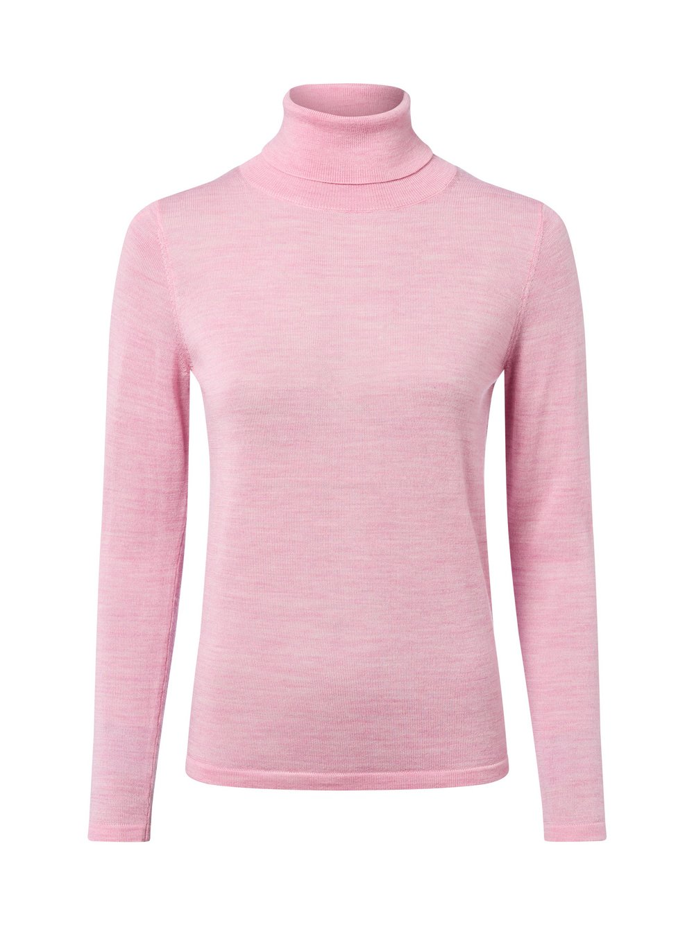 brookshire Damski sweter z golfem wykonany z wełny merynosów Kobiety drobna dzianina różowy, M