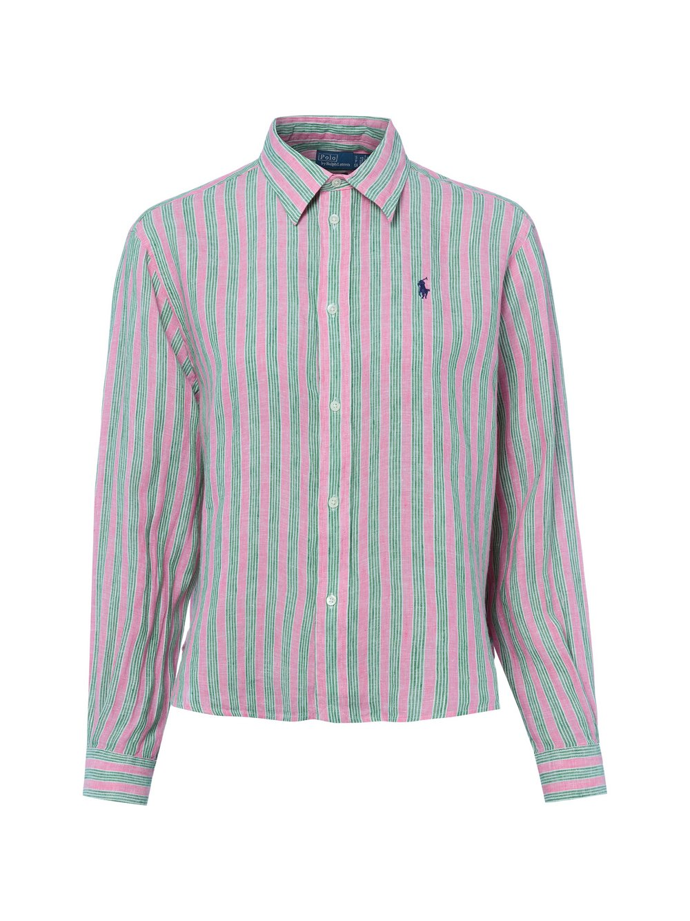 Polo Ralph Lauren Bluzka damska Kobiety len wyrazisty róż, M