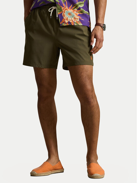 Polo Ralph Lauren Szorty kąpielowe 710957782510 Zielony Classic Fit