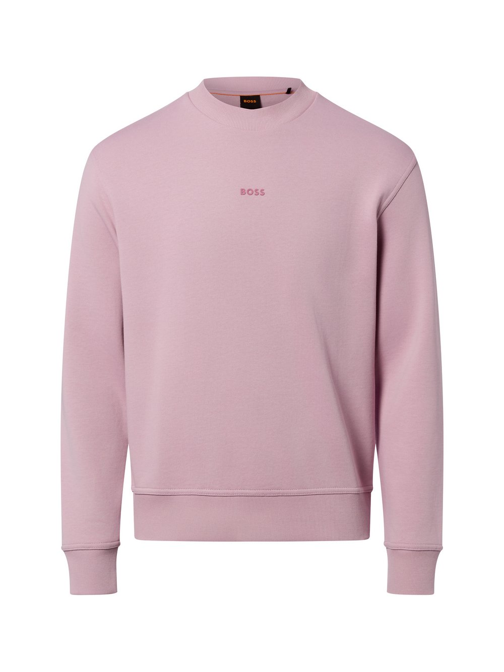 BOSS Orange Bluza męska - WeSmallcrew Mężczyźni Bawełna różowy, XL