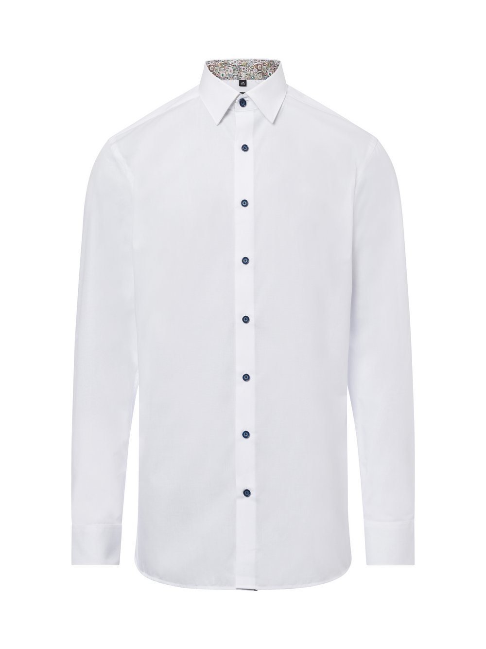 Finshley & Harding Męska koszula biznesowa Mężczyźni Modern Fit Bawełna biały, 41