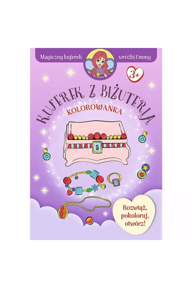 Książeczka edukacyjna A4 Kuferek z biżuterią