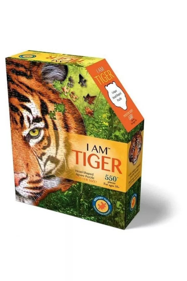 Puzzle konturowe 550 el. I am - Tygrys