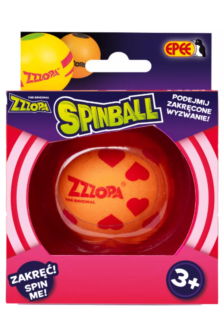 Spinball. Zakręcona zabawa pomarańczowa z czerwonym (Best Friends)