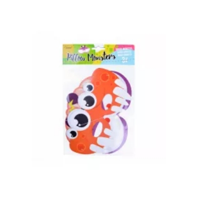 Ozdoba Hallowen Maska papierowa Monster