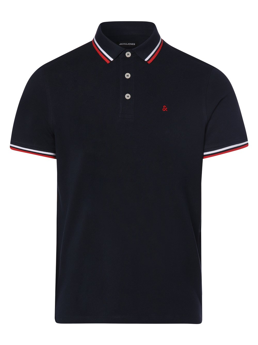 Jack & Jones Męska koszulka polo Mężczyźni Bawełna niebieski, M