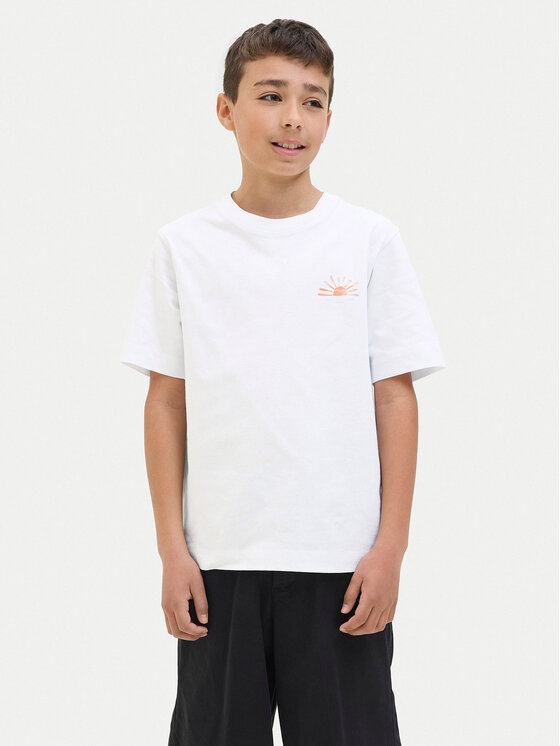 Jack & Jones Junior T-Shirt Canggu 12278649 Biały Relaxed Fit