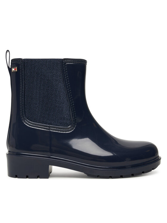 Tommy Hilfiger Kalosze Flag Hardware FW0FW08966 Granatowy