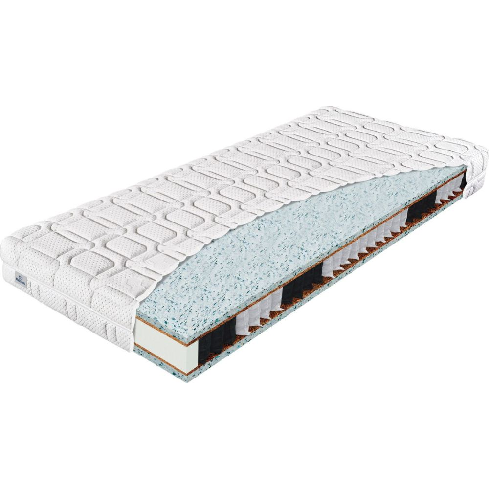 Materac Pocket Coconut Materasso 80x200 cm sprężyny kieszeniowe, H3 średnio twardy