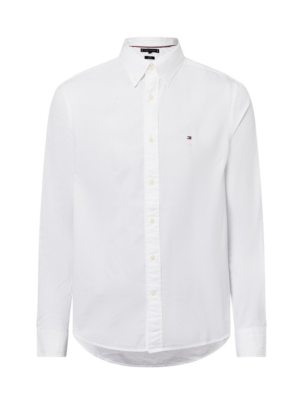 Tommy Hilfiger Męska koszula casual Mężczyźni Regular Fit Bawełna biały, XL