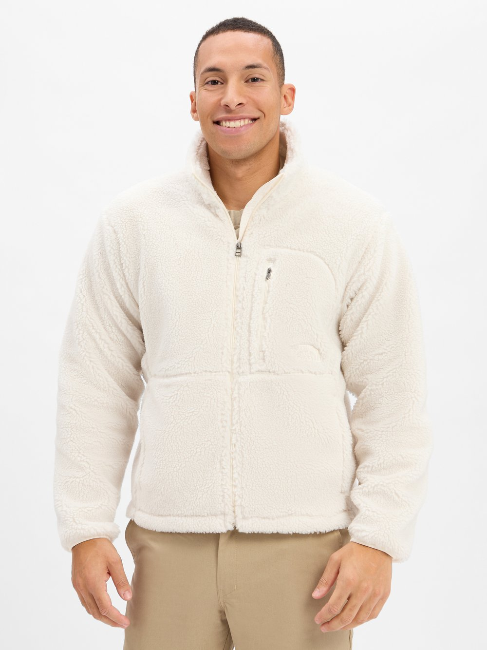 The North Face Męska kurtka polarowa Mężczyźni Sztuczne włókno biały, XL