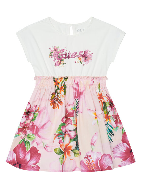Guess Sukienka codzienna K6GK05 K6YW0 Różowy Regular Fit