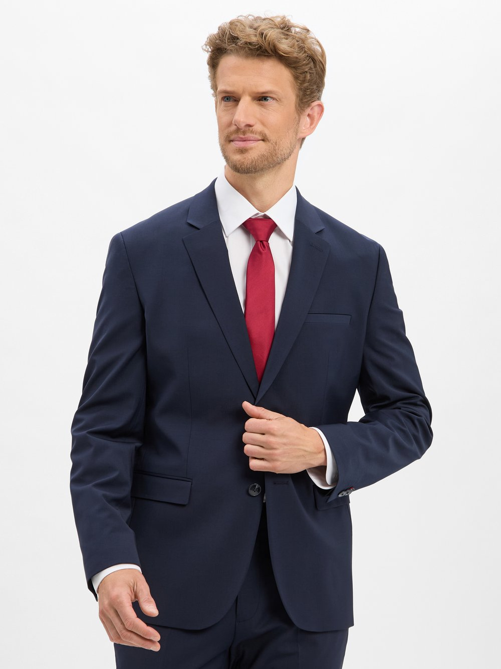 HUGO Męska kurtka modułowa -Arti Mężczyźni Super Slim Fit niebieski, 46