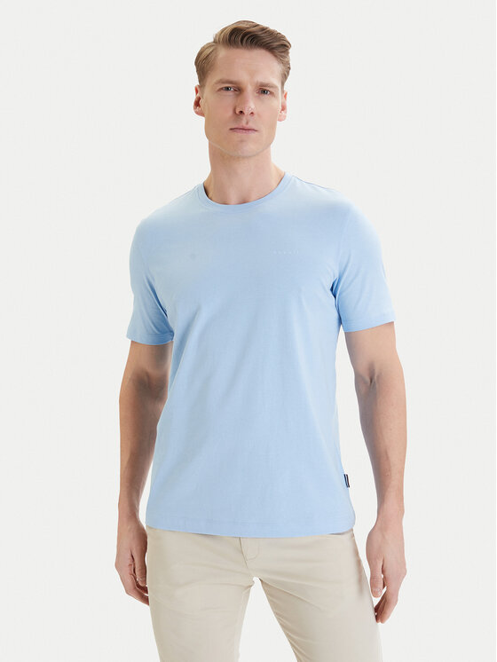 Bugatti T-Shirt 8350-15040E Niebieski Regular Fit