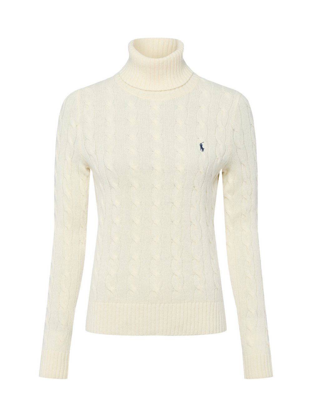 Polo Ralph Lauren Wełniany sweter damski z zawartością kaszmiru Kobiety Kaszmir biały, S