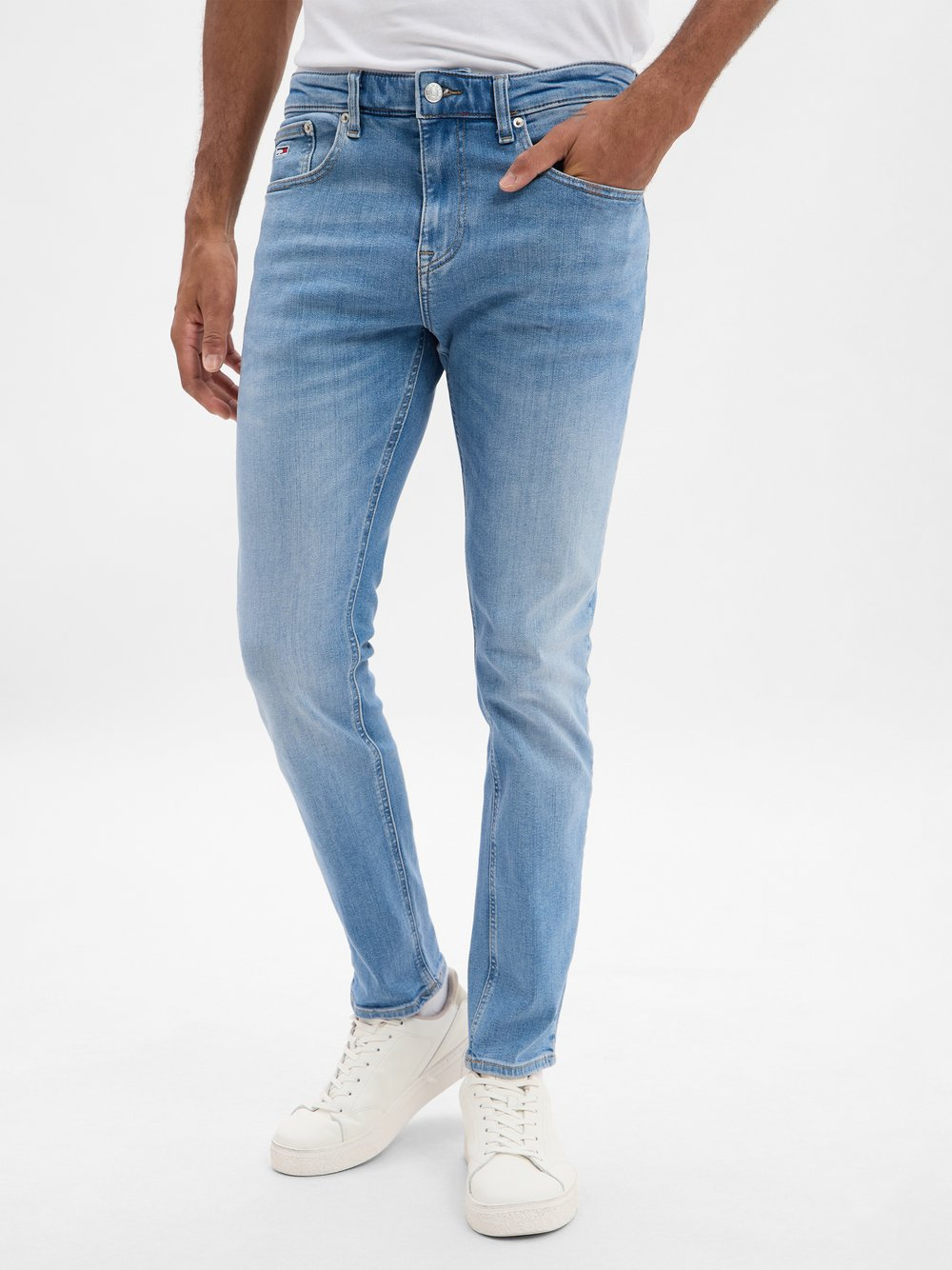 Tommy Jeans Dżinsy Mężczyźni Bawełna niebieski, 32-32