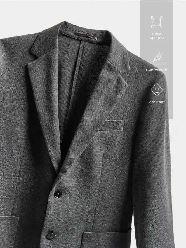 Reserved - Marynarka slim fit - ciemnoszary