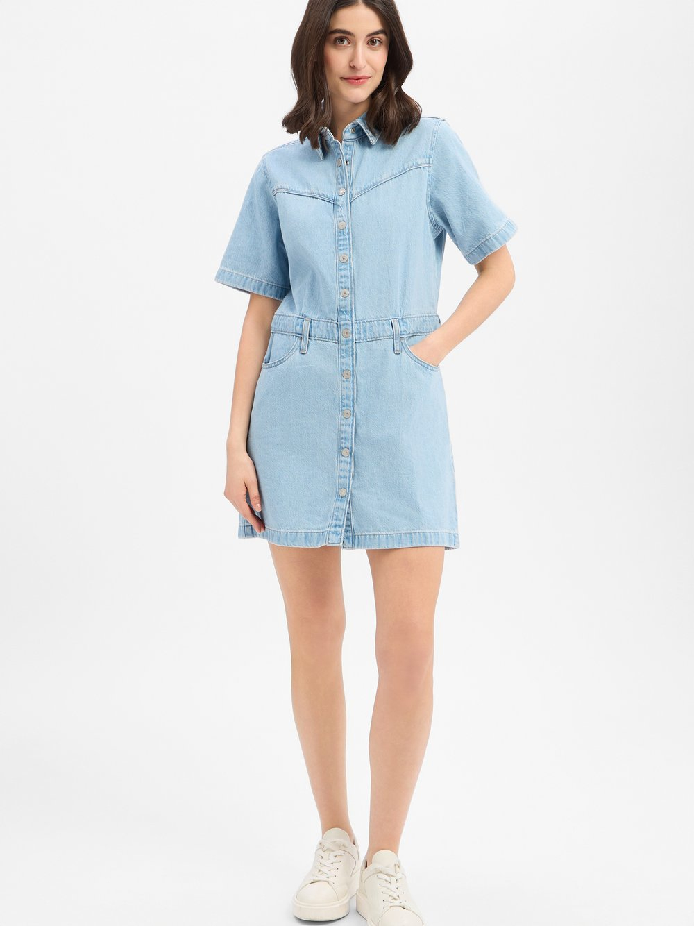 Levi's Dżinsowa sukienka damska Kobiety Bawełna (100%) niebieski, M