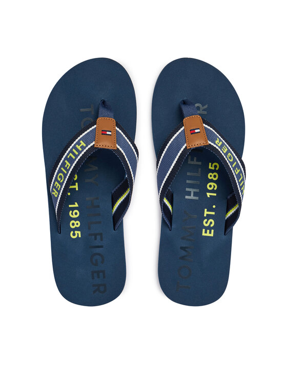 Tommy Hilfiger Japonki Sporty Hilfiger Beach Sandal FM0FM05805 Niebieski